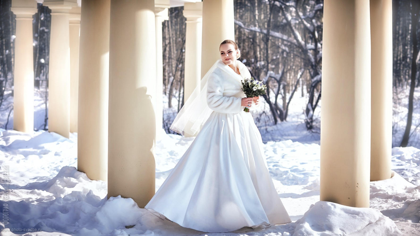 Изображение Зимняя свадьба в Москве.