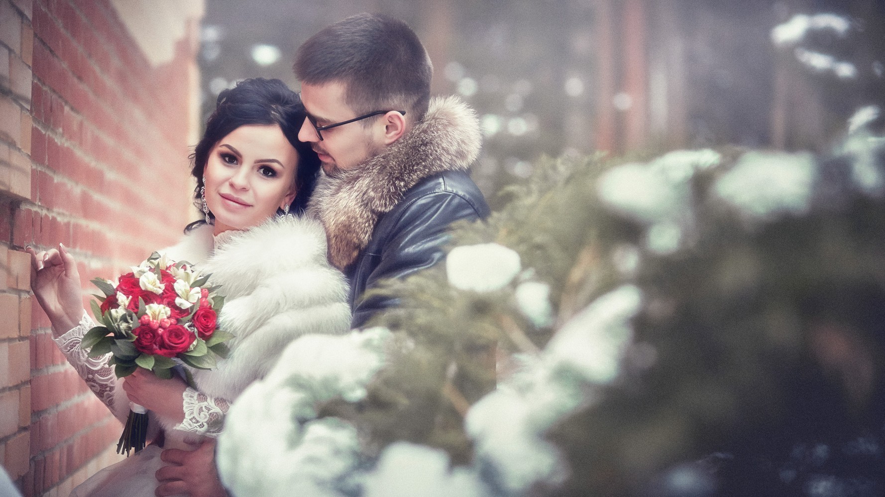 Изображение Зимняя свадьба в Москве.