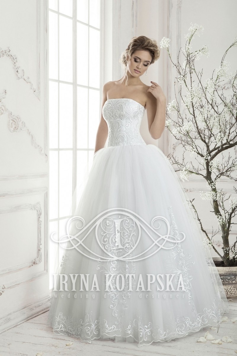 Изображение Пышное белое свадебное платье Ирина Котапская Энни