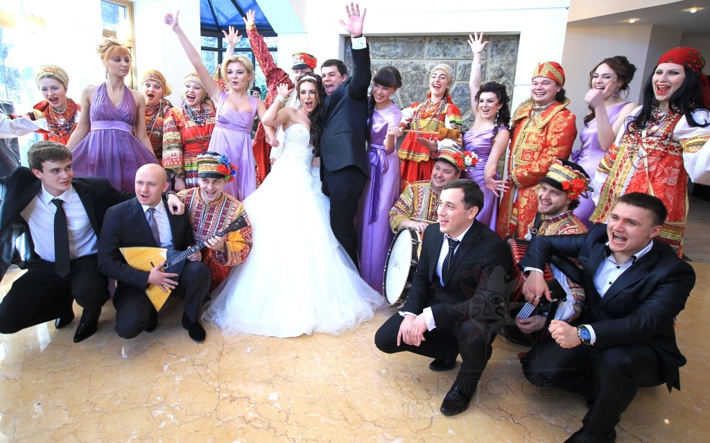 Изображение Выкуп невесты в русском стиле