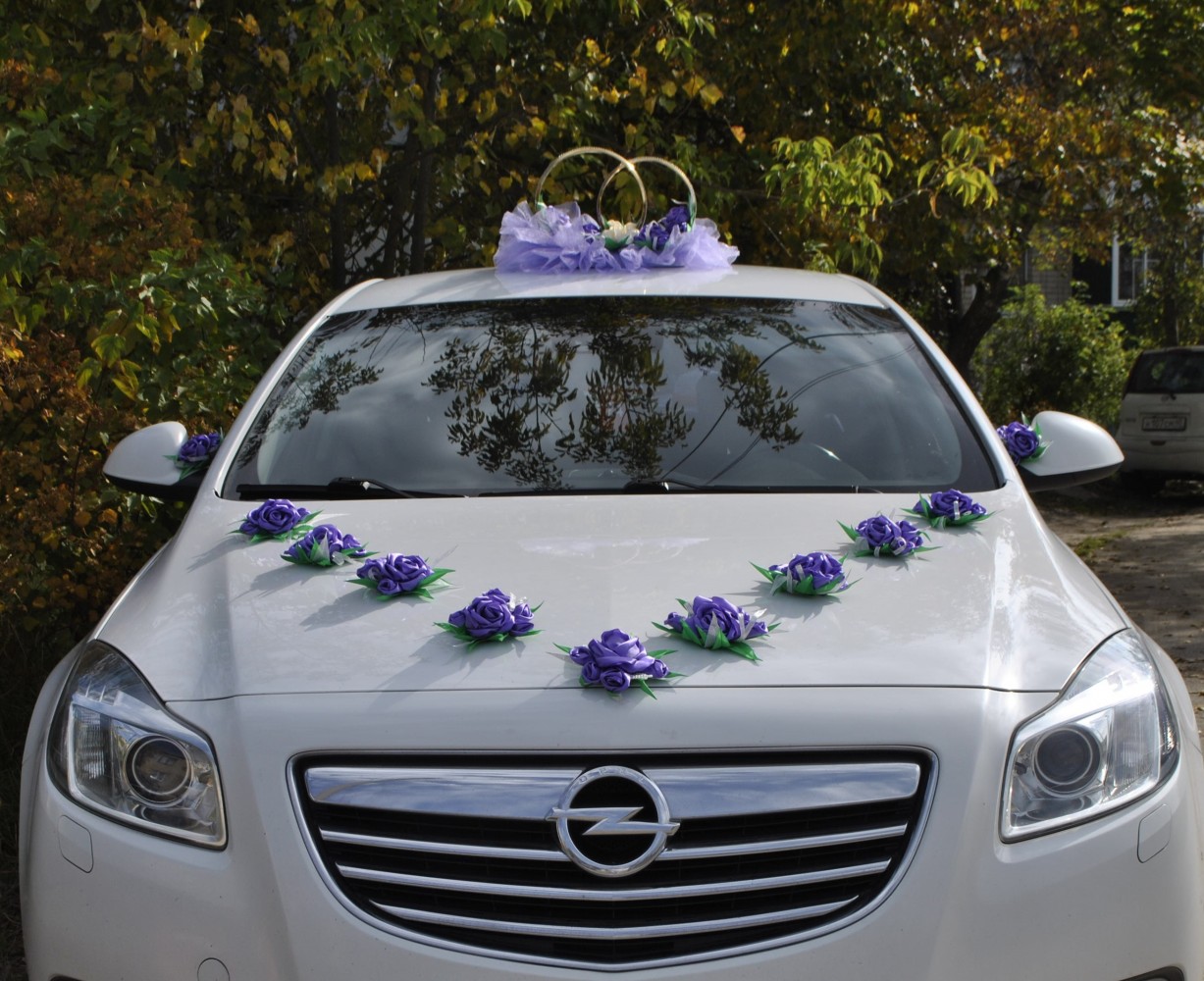 Изображение Свадебные украшения на автомобиль 