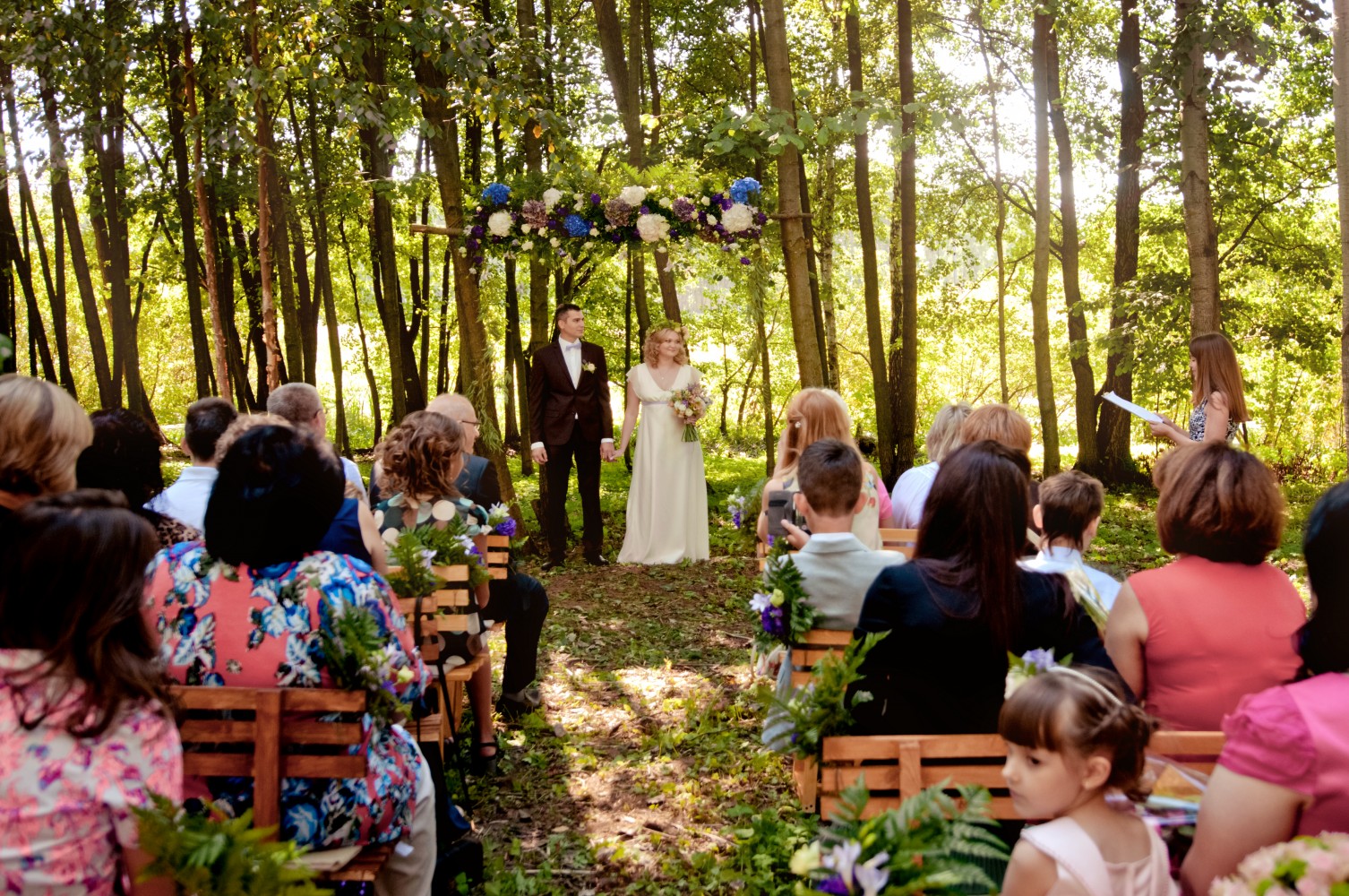 Изображение Свадьба в лесу