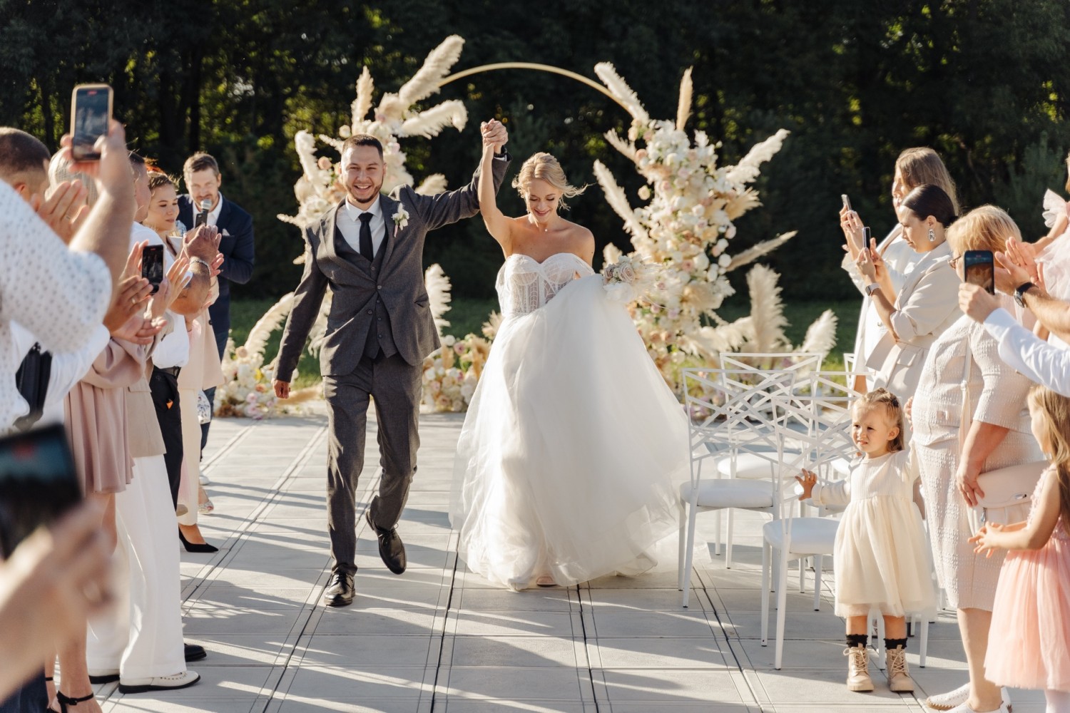 Оформление свадьбы в Киеве. Украшение цветами