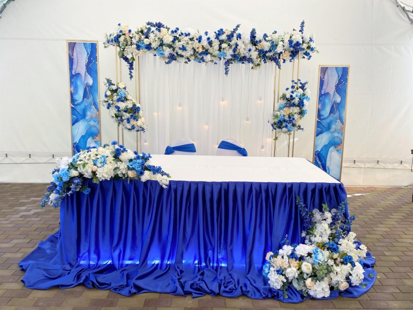 Изображение Свадьба в синем цвете 