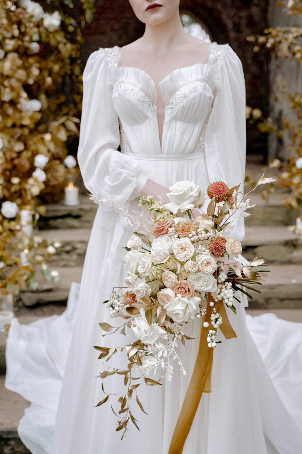 Изображение Каскадный букет невесты